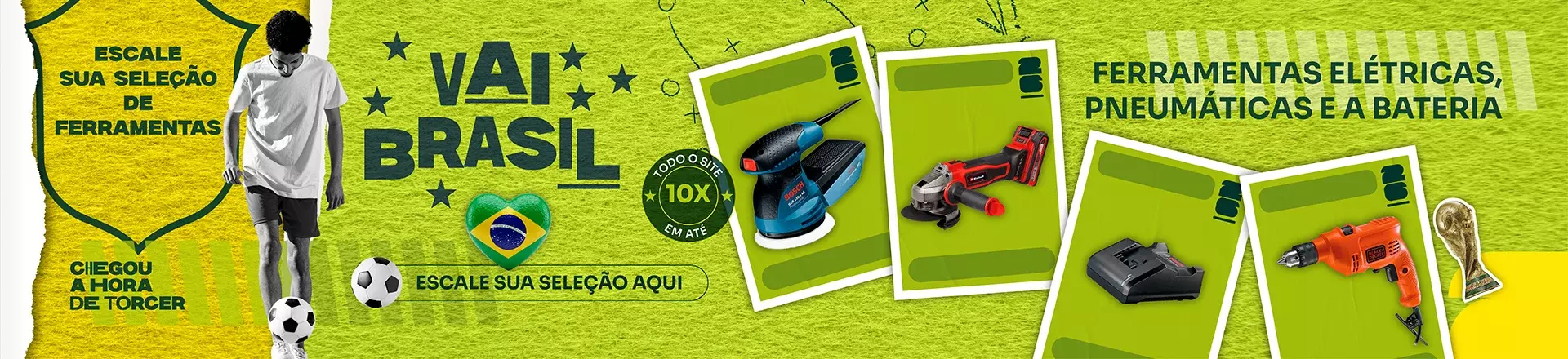 Ferramentas Elétricas, Pneumáticas e à Bateria